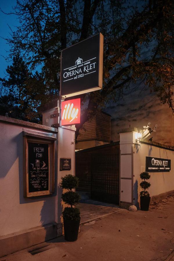 Hotel Operna Klet Laibach Exterior foto